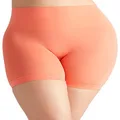 Yummie Underwear Ultralight Seamless Short Thigh Shapewear, Peach Echo, Small-Medium US