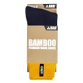 Bamboo Work Socks for Women - Organic Bamboo, Extra Thick, Comfortable and Odor-Reducing Work Boot Socks - Orange - 3-11 - 1 Pair