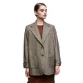Grace Willow Women's Andy Coat, Herringbone, Large
