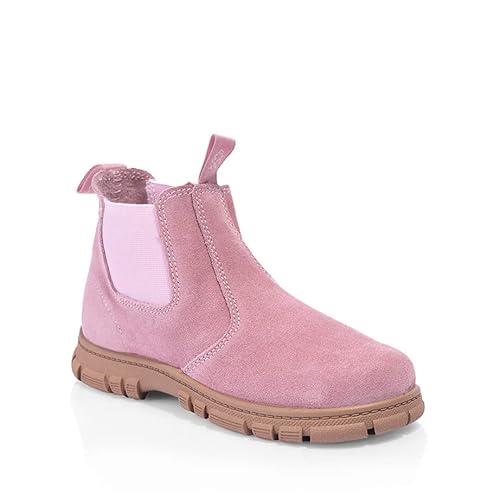 Grosby Unisex Kids Ranch Junior (Col) Boot, Pink, UK 1/US 2