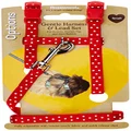 Rosewood Polka Dot Harness and Lead, Small