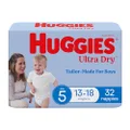 Huggies Ultra Dry Nappies Boys Size 5 (13-18kg) 32 Count