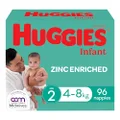 Huggies Infant Nappies Size 2 (4-8kg) 96 Count