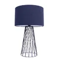 Lexi Lighting Albus Table Lamp, Blue