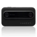 KanDao 3D Instant Camera, 4K 60fps Capture Stereoscopic Camera, 6.5 cm Touch Screen, IMU Image Stabilization, QooCam App, 3D Photo & Video, Vlog Digital Camera, 3D VR Camera, QooCam EGO