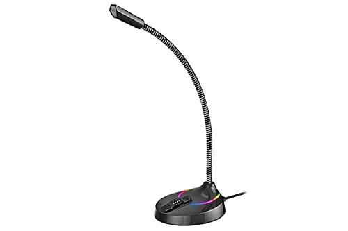 Havit Plug and Play Backlit Gaming Desktop USB Microphone