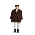 Grace Willow Women's Roxy Oversize Coat, Brown, Small/Medium