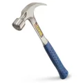 Estwing Framing Hammer - 22 oz Curved Claw with Milled Face & Shock Reduction Grip - E3-22CMR