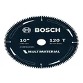 Bosch 1x Multi Material Circular Saw Blade (for Metal, Plastics, Wood, Ø 254 mm - 10 inch, 120 Teeth, Bore 30 mm, +4x Reduction Rings, Professional Accessories for Circular Saws from Most Brands)