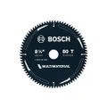 Bosch 1x Multi Material Circular Saw Blade (for Metal, Plastics, Wood, Ø 216 mm - 8 1/2 inch, 80 Teeth, Bore 30 mm, + Reduction Ring, Professional Accessories for Circular Saws from Most Brands)