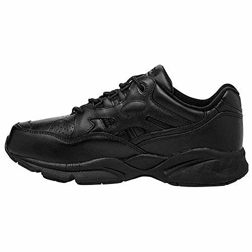 Propet Womens Stability Walker Walking Walking Sneakers Shoes - Black, Black, 8