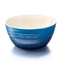 Le Creuset Stoneware Oval Serving Bowl, Marseille Blue, 26 cm