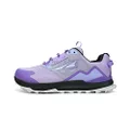 Altra Running Women's Lone Peak All Weather Low 2 Trail Running Shoes, Grey/Purple, 10 US Size