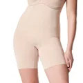 SPANX Women's High Waist Mid Thigh Shorts Soft Nude Large