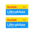 Kodak Ultramax 400 Color Negative Film (ISO 400) 35mm 24-Exposures - 2 Pack