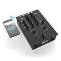 Reloop RMX-10 BT 2-Channel Bluetooth DJ Mixer with Built-in Bluetooth Connectivity - Black
