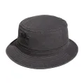 adidas Originals Women's Washed Bucket Hat, Carbon Grey/Black, One Size