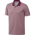 adidas Go-to No Show Polo, Legacy Burgundy/Almost Pink, Small