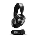 SteelSeries Arctis Nova Pro Wireless Multi-System Gaming Headset - Premium Hi-Fi Driver - Active Noise Cancellation - Infinity Power System - PC, PS5, PS4, Switch, Mobile