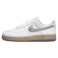 Nike Wmns Air Force 1 '07 Women's Basketball Shoes, White/Metallic Silver/Coconut, 46 EU