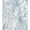 RoomMates RMK11279WP Marble Seas Metallic Blue Peel and Stick Wallpaper, Roll, Blue