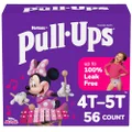 Pull-Ups Girls' Potty Training Pants Training Underwear Size 6, 4T-5T, 56 Ct
