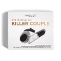 Inglot Killer Couple Set | Duraline + AMC Eyeliner Gel 77 | Black Eyeliner | Prolong Makeup Durability | Transparent | Waterproof | Cruelty-free | Hypoallergenic