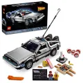 LEGO Icons Back to The Future Time Machine 10300 Building Set for Adults (1872 Pieces) 18.9 x 11.1 x 4.65 inches