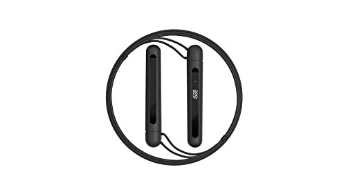 Yunmai USB Rechargeable Skipping Jump Smart Rope, Black