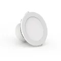 HPM Zyla Plus Flicker Free Flush LED Tri-Colour Downlight, 90 mm Size, White