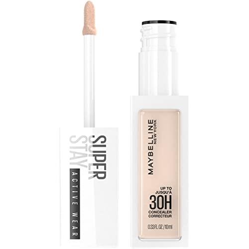 Maybelline Super Stay Liquid Concealer Makeup, Full Coverage Concealer, Up to 30 Hour Wear, Transfer Resistant, Natural Matte Finish, Oil-free, Available in 16 Shades, 10, 0.33 fl oz