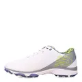 New Balance Men's Fresh Foam X Defender Golf Shoe, White/Grey, 11 US