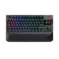 ASUS Rog Strix Scope Rx Tkl Wireless Deluxe Gaming Keyboard for Fps Gamers, with Tri-Mode Connectivity, Rog Rx Optical Mechanical Switches, Wide Ctrl Key, Pbt Keycaps, Aura Sync RGB - Black