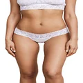 Hanky Panky Women's Signature Lace Low Rise Thong Panty, White, One Size