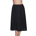 Vanity Fair Women's Daywear Solutions Half Slip 11711, Midnight Black, Large, 28 Inch