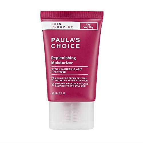 Paula's Choice SKIN RECOVERY Replenishing Facial Moisturiser Cream with Hyaluronic Acid, Soothes Redness & Sensitive Skin Prone to Rosacea & Eczema, Fragrance-Free, 60 mL