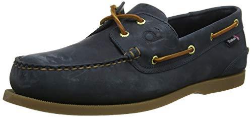 Chatham Men's Deck II G2 Boat Shoes, Walnut, Blue, 9.5 US