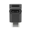Goobay USB-C to USB-C 90 Degree Plug Adapter, Black