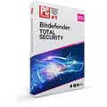 Bitdefender Total Security - 5 Devices | 2 year Subscription | PC/Mac | Activation Code by Mail