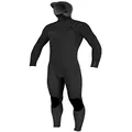 O'NEILL Hyperfreak 4/3Mm Chest Zip Full Wetsuit W/Hood, Black/Black, X-Large