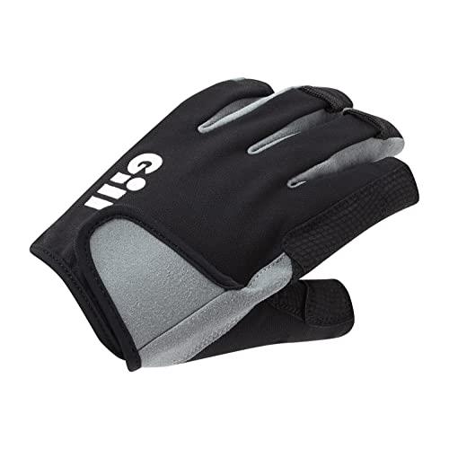 Gill Deckhand Short Finger Sailing Gloves 2021 - Black 7043 XL