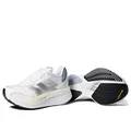 adidas Adizero Boston 10 White/Silver Metallic/Halo Silver 11 B (M)