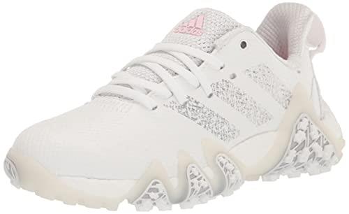 adidas Women's W Codechaos 22 Golf Shoe, Ftwr White/Silver Met./Clear Pink, 8.5 US