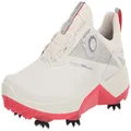 ECCO Women's Biom G5 Boa Gore-tex Waterproof Golf Shoe, White, 8-8.5