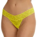 hanky panky Women's Signature Lace, Low Rise Thong, Rolled Panties, Sunny Day, One Size