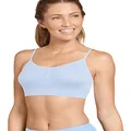 Jockey Women's T-Shirts Modern Micro Seamfree Cami Strap Bralette, Lake Sky, XL