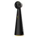 Ipevo Totem 180 Panoramic Camera for 4K Video Conferencing, 180° All-Round Medium Conference Rooms, 120° for Small Groups, Automatic AI Framing and Noise Cancelling Microphone