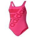Adidas Women's Graphic Clubline One Piece Swimsuit, Shock Pink, 16 Size