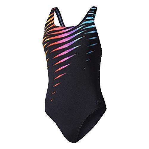 Adidas BR5705 Girl's Performance Inf+P Allover Print Swimsuit, Size 30/12 Years