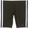 Adidas Boy's 3-Stripe Swim Jammer, Black/White, 12-13 Years Size